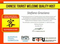 Chinese tourist welcome quality host